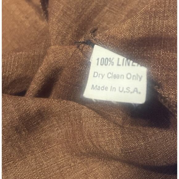 Harari Women's One Size Linen Lagenlook Tunic Artsy Boxy Button Down Shirt EUC - Picture 4 of 4